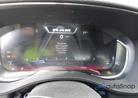 2025 Ram 1500 Big Horn 4X4 5'7 Box from USA, damaged, VIN 1C6SRFFP0SN667363